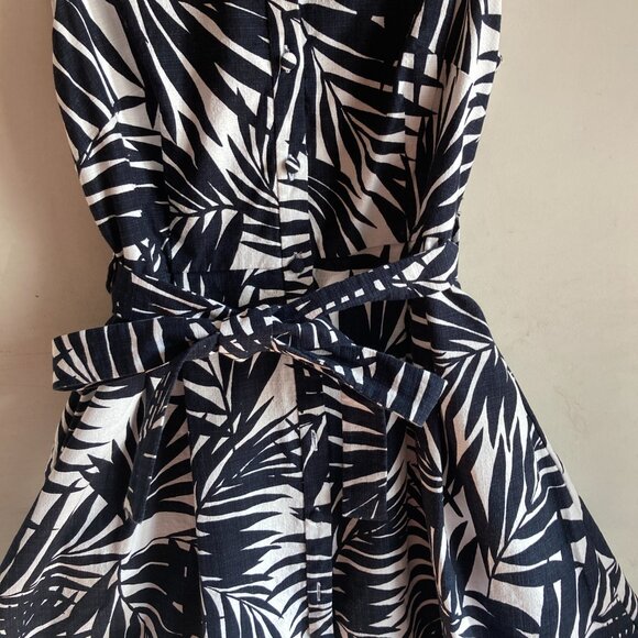 Hobbs Sleeveless Size 10 Black & White Dress - Picture 4 of 16